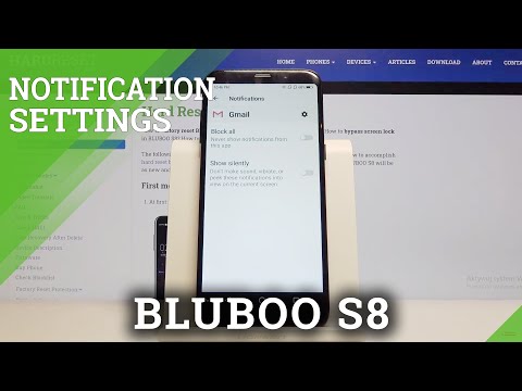 How to Enter Notification Settings in BLUBOO S8 – Find Notification Options