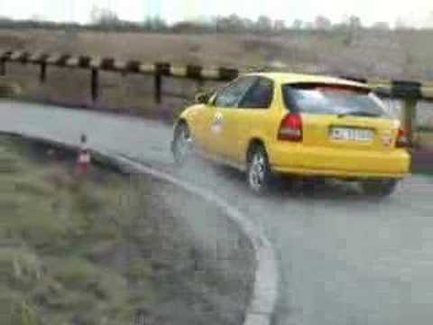 KJS PUCHAR ZIMY 2008 HONDA CIVIC VTI RALLY ORACZ/SKROBISZ