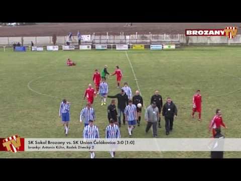 SK Sokol Brozany vs. SK Union Čelákovice - sestřih utkání