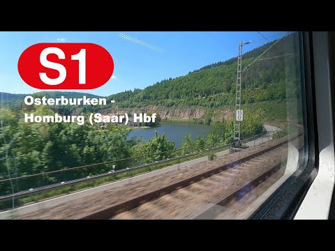 Die längste S-Bahn-Linie Deutschlands: S1 Rhein-Neckar Mitfahrt Osterburken - Homburg (Saar) Hbf