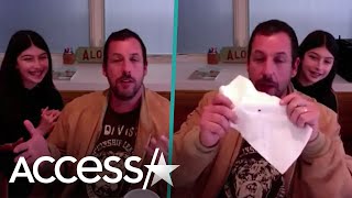 Adam Sandler’s Daughter Crashes Jimmy Kimmel Interview video