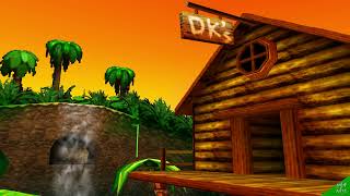 pov: You Stay the Night in DK's Tree House in Donkey Kong 64 (Relaxing Music Mix Playlist)