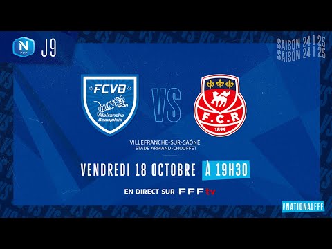 J9 I FC Villefranche B. - FC Rouen 1899 en replay (2-1) I National FFF 2024-2025