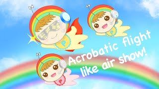 SYUGOTENCHAN(airshow-like animation)／mirumerun