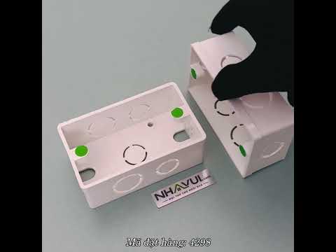 Đế nhựa âm tường đơn MPE A157N