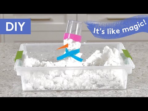 DIY Fake Snow | Holiday Craft for Toddlers by Lovevery