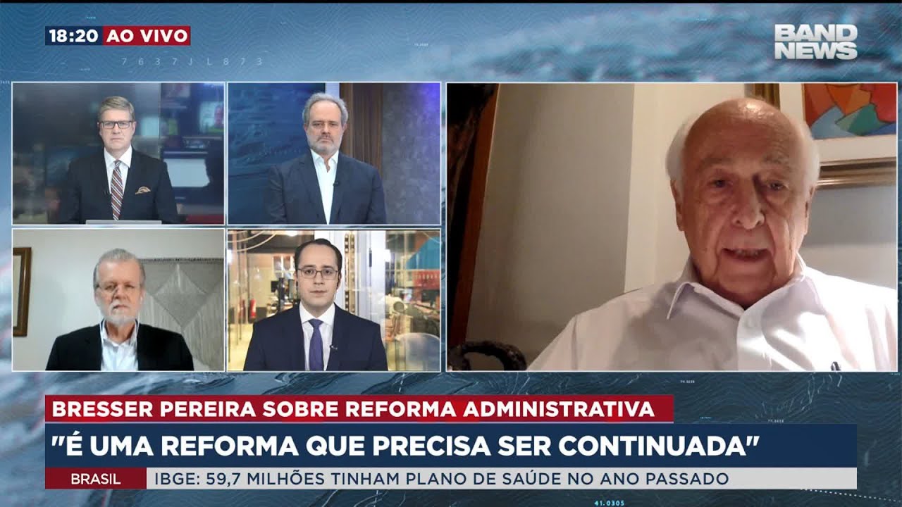 "É uma reforma que precisa ser continuada", diz Bresser Pereira