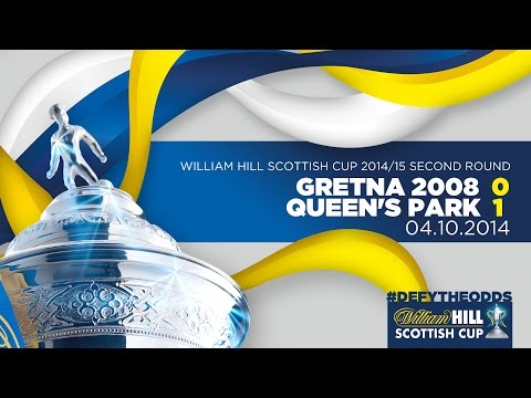 Gretna 2008 0-1 Queen's Park // William Hill Scottish Cup Second Round 2014-15