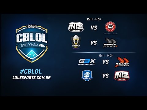 [PT-BR] CBLOL 2015 Pós-Temporada - Quartas de Final (MD3) - D1