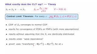 L19.3 Discussion of the CLT
