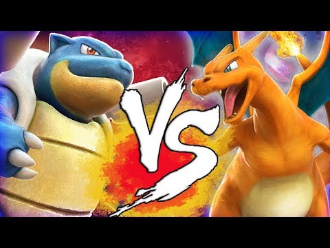 Pokken Tournament DX Blastoise vs Charizard (Nintendo Switch)