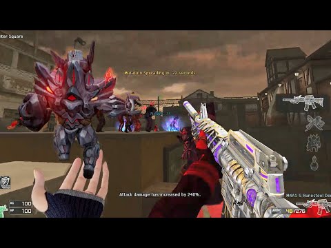 Crossfire NA ( Đột Kích Bắc Mỹ  ) 2.0 : M4A1 S Runesteel Demon - Hero Mode X - Zombie V4