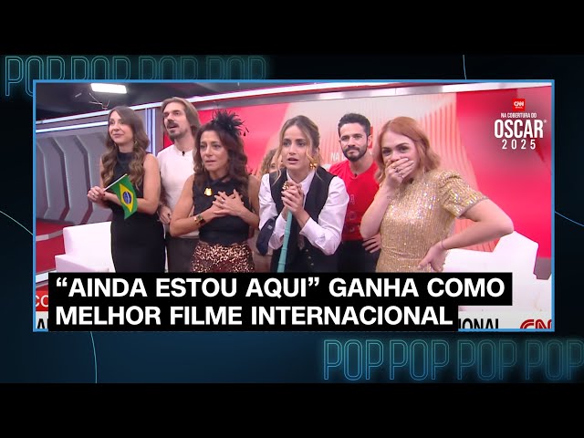 “Ainda Estou Aqui” ganha como Melhor Filme Internacional no Oscar 2025 #CoberturaOscarNaCNN