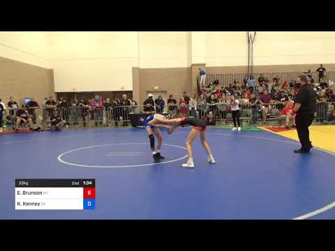 33 Kg Rr Rnd 1 - Elizabeth Brunson, NV Vs Khloe Kenney, OK