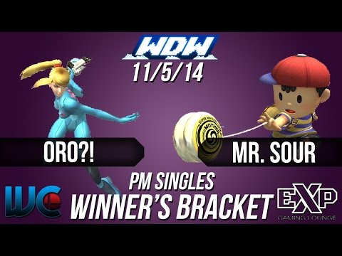 WDW 11/5/14 - Oro?! (ZSS) vs Mr Sour (Ness) PM Winner's Bracket