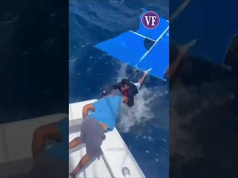 RESCATAN CON VIDA A PESCADOR QUE PASÓ CINCO DIAS PERDIDO EN EL MAR EN MIRANDA