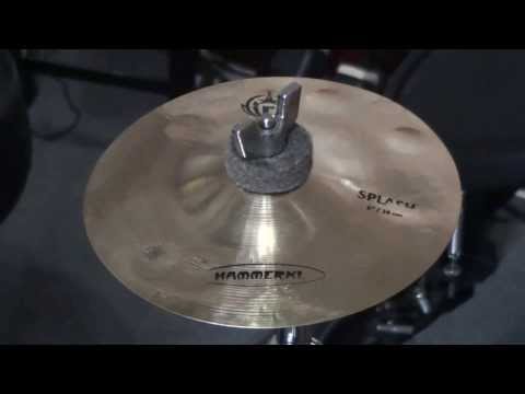 Diril cymbals Taiwan HammerXL serie 6 inch splash testing film