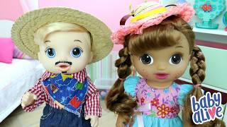 JUSTIN E ISABELA SE ARRUMANDO PRA FESTA JULINA DA ESCOLA