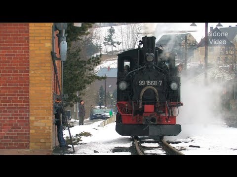 Dampfloks im Winter 2-2 Steam Trains in the Erzgebirge