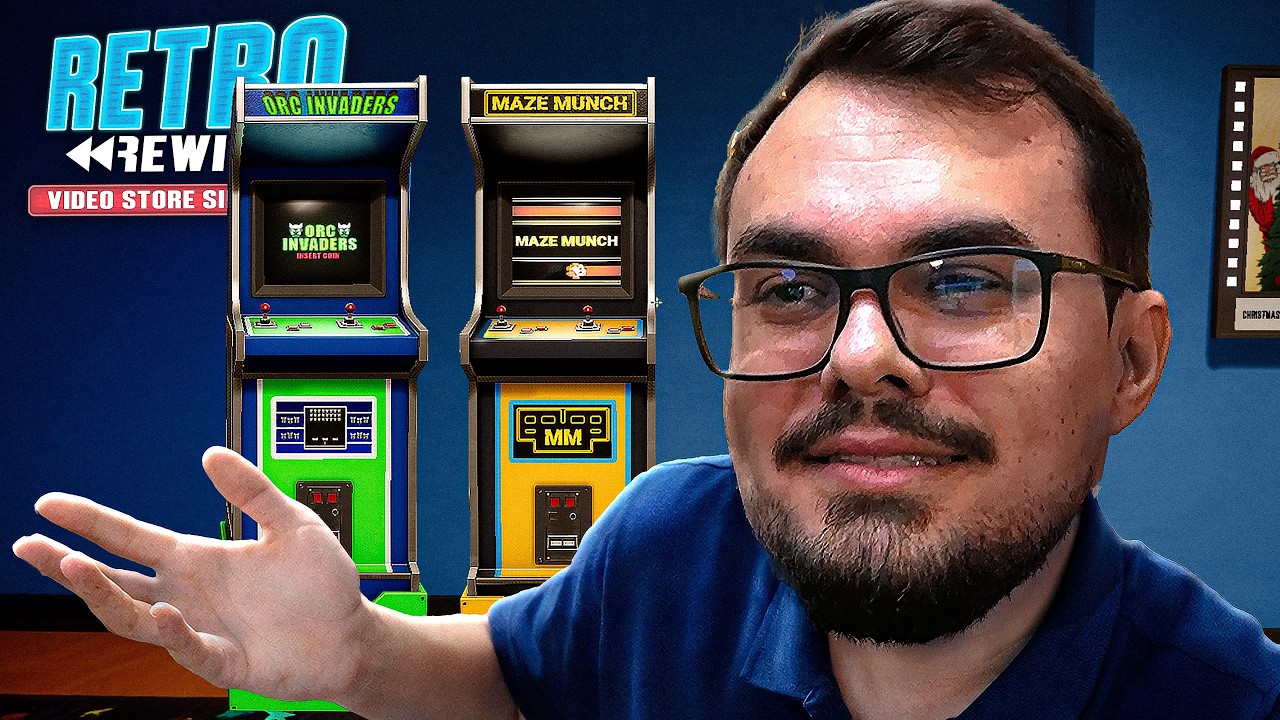 TRANSFORMEI MINHA LOCADORA NUM FLIPERAMA - Retro Rewind - Video Store Simulator Ep8