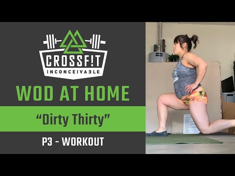 CrossFit Workout at Home - “Dirty Thirty” Part 3: Workout