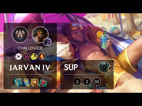 Jarvan IV Support vs Pyke - KR Challenger Patch 11.16