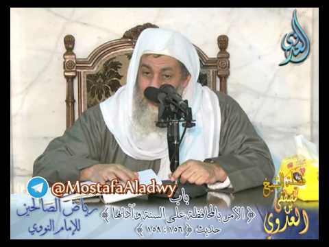  شرح رياض الصالحين (44) باب(الأمر بالمحافظة على السنة وآدابها) ح156 إلى159- لفضيلة الشيخ مصطفى العدوي 