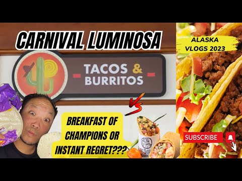 Did I regret the Taco's & Burritos on The #carnival #luminosa ???
