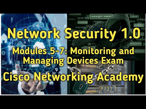 Network Security 1.0 | Modules 5-7: Monitoring and Managing Devices Exam | Cisco Networking Academy