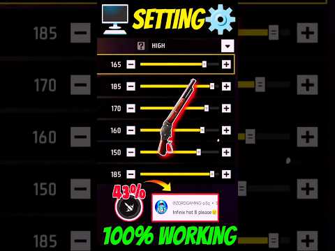 New Settings ⚙️| Infinix Hot 8 📲 Sensi + Dpi || 2025 Free Fire ⚡ Highlights
