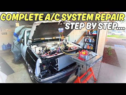 1988-1994 GMC/CHEVY C1500 OBS TRUCK A/C REPLACEMENT/REPAIR STEP BY STEP...SIMPLE AND EASY.