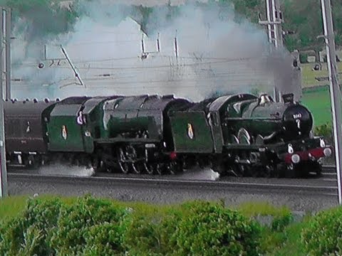 GWR 5043 & LMS 46233 On The Cumbrian Conqueror  15/06/13