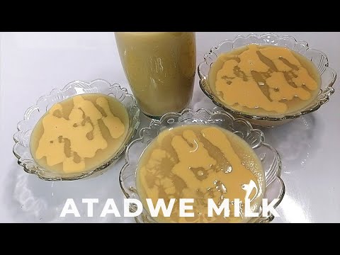 HOW TO MAKE TIGER NUT PUDDING | GHANA ATADWE MILK | TIGER NUT PUDDING PORRIDGE | ATADWE MILK RECIPE