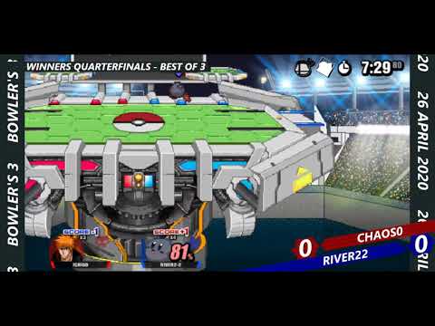 Chaos0 (Ichigo) vs River22 (Kirby, Bandanna Dee) - Losers Top 16 - Bowler's 3