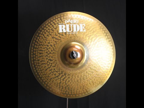 Paiste 17" Rude Thin Crash - 1283g (video demo) image 2