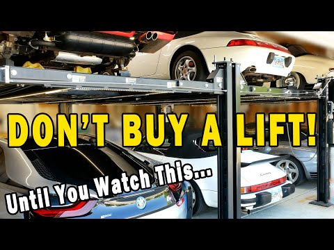 WATCH Before you BUY A LIFT!! Garage Four-Post LIFT UPDATE