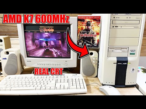 I Time Traveled to 2001! Installing Return to Castle Wolfenstein on an AMD K7 600MHz PC