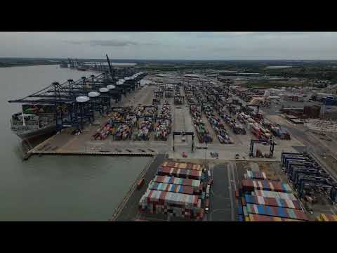 Felixstowe Port Container Services DJI Mini 3 Pro