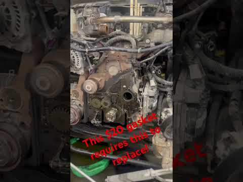2017 6.7 Cummmins front timing cover gasket replacement! #cumminsturbodiesel #dieselrepair