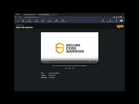 Mandatory Secure Code Training Gitlab With Secure Code Warrior