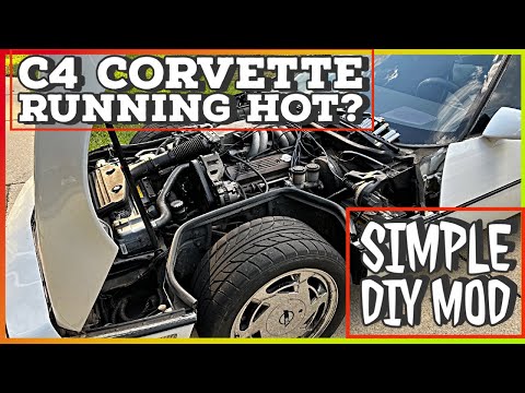 C4 Corvette Running Hot? Simple DIY Mod to fix!! $25 Bucks
