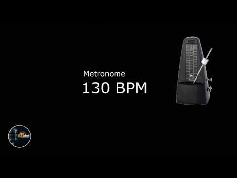 130 BPM (Beats Per Minute) Metronome Click 10 minute track