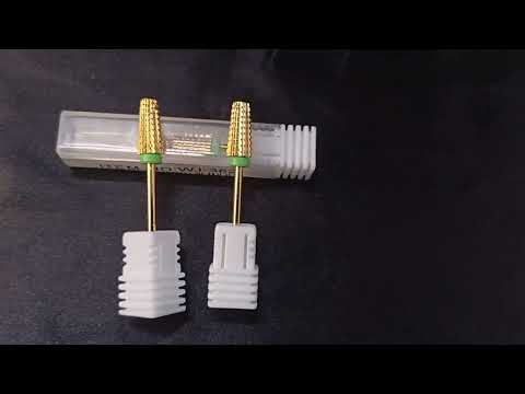 BROCA DE TUNGSTÊNIO 3/32 DOURADA CÔNICA BRANCA