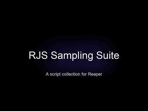 RJS Sampling Suite - Automate audio sampling tasks of sample instrument creation in Reaper