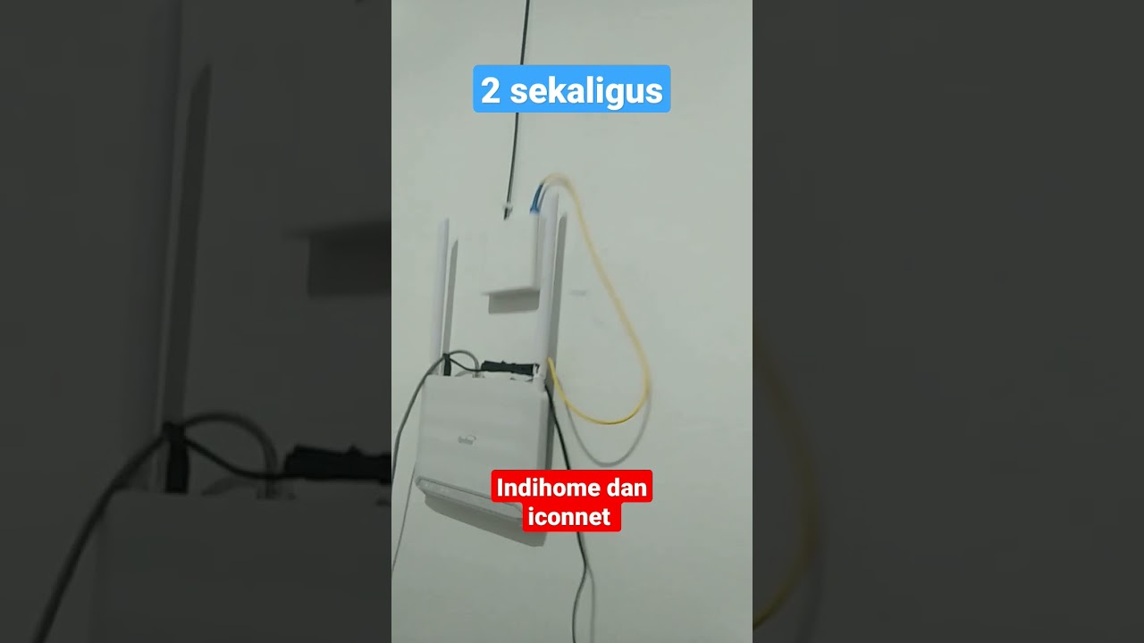 Pasang Indihome dan iconnet sekaligus dalam 1 Rumah #shorts