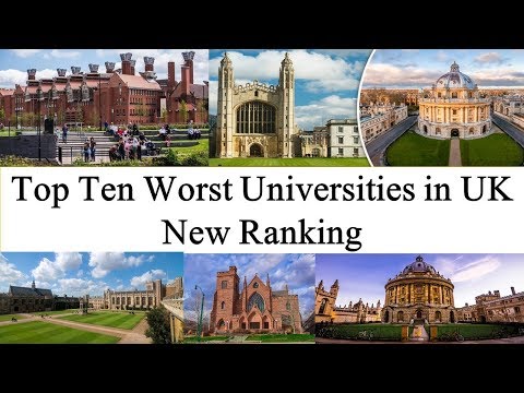 Top Ten WORST UNIVERSITIES in UK New Ranking | UK WORST UNIVERSITY RANKING Video