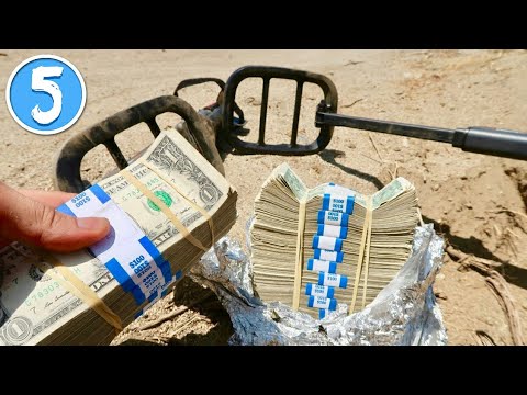 5 MOST EXPENSIVE TREASURES FOUND WITH A METAL DETECTOR!!