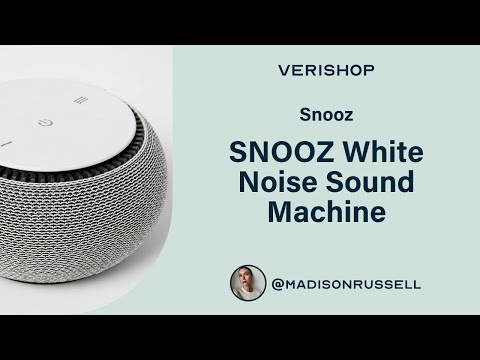 Snooz SNOOZ White Noise Sound Machine Review
