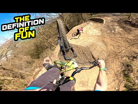 THIS EPIC NEW MTB TRAIL IS THE DEFINITION OF FUN!