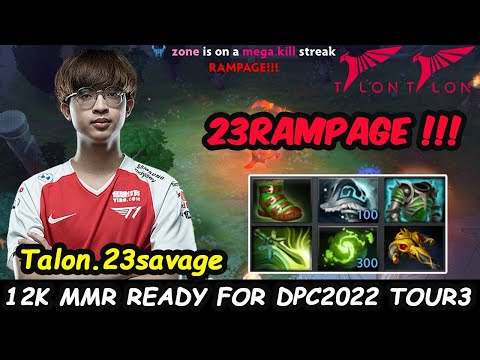 Talon 23savage Razor Carry - MODE OG.ATF RAMPAGE Ready For DPC2022 Tour3 Dota 2 pro Gameplay